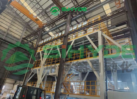 全自動塔樓式耐材混料設(shè)備-中海德自動化